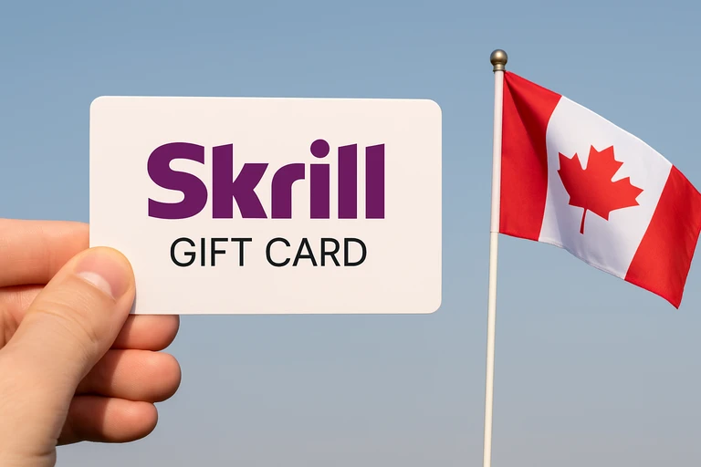 کاربرد حساب skrill و گیفت کارت اسکریل در کانادا