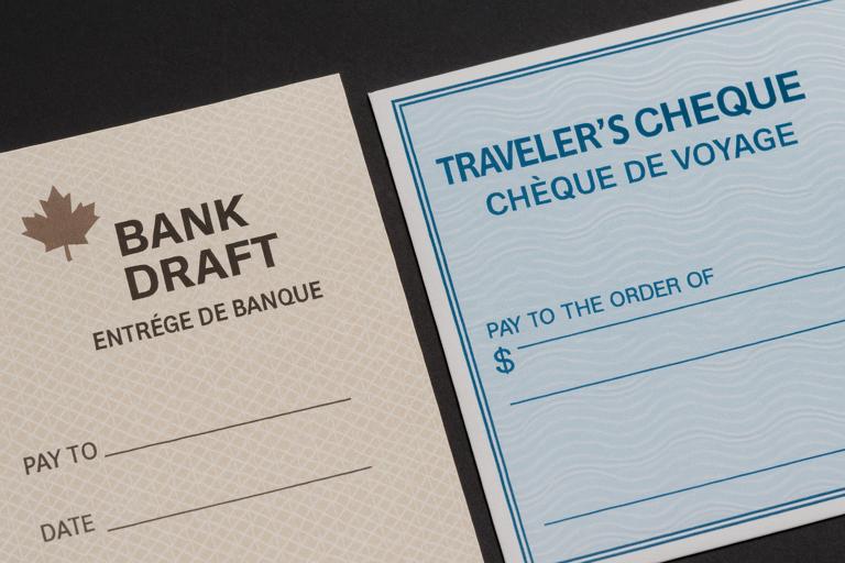 تفاوت انواع چک در کانادا