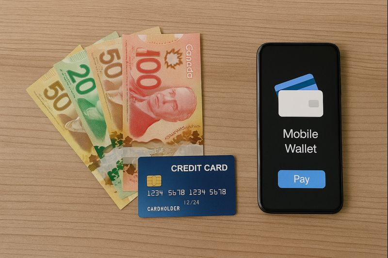 امنتترین جایگزینهای حمل پول نقد در کانادا